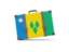 Saint Vincent and the Grenadines. Traveling icon. Download icon.