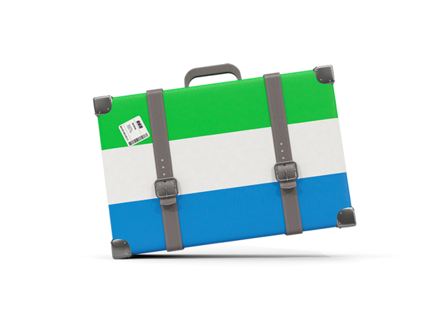Туристическая иконка. Скачать флаг. Сьерра-Леоне