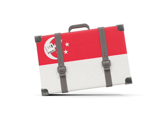 Туристическая иконка. Скачать флаг. Сингапур