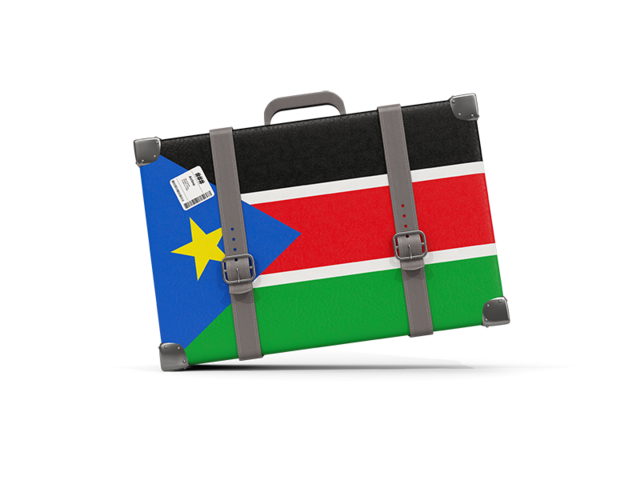 Туристическая иконка. Скачать флаг. Южный Судан