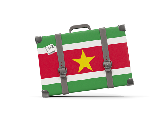Туристическая иконка. Скачать флаг. Суринам