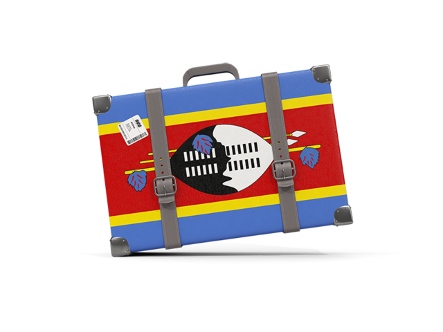 Traveling icon. Download flag icon of Swaziland at PNG format