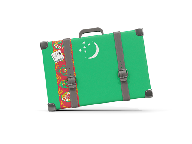 Traveling icon. Download flag icon of Turkmenistan at PNG format
