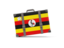 Uganda. Traveling icon. Download icon.