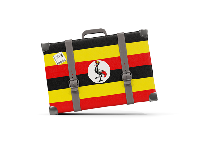 Туристическая иконка. Скачать флаг. Уганда