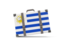 Uruguay. Traveling icon. Download icon.