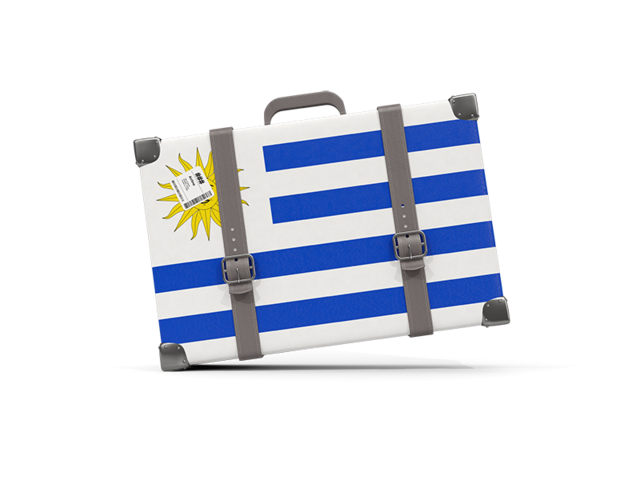 Туристическая иконка. Скачать флаг. Уругвай