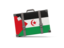 Western Sahara. Traveling icon. Download icon.