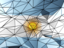 Argentina. Triangle background. Download icon.