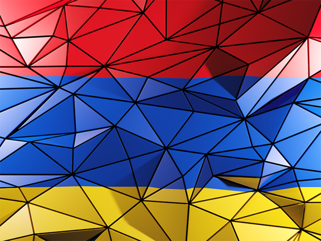 Triangle background. Download flag icon of Armenia at PNG format