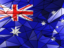 Australia. Triangle background. Download icon.