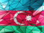 Azerbaijan. Triangle background. Download icon.