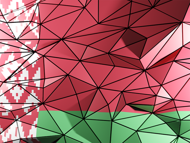 Triangle background. Download flag icon of Belarus at PNG format