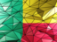 Benin. Triangle background. Download icon.