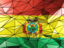 Bolivia. Triangle background. Download icon.