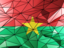 Burkina Faso. Triangle background. Download icon.