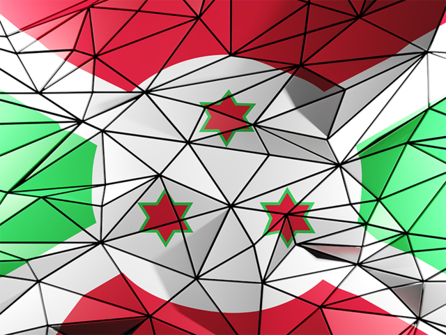Triangle background. Download flag icon of Burundi at PNG format