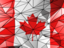 Canada. Triangle background. Download icon.