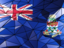 Cayman Islands. Triangle background. Download icon.