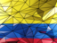 Colombia. Triangle background. Download icon.