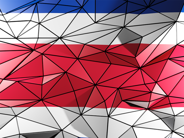 Triangle background. Download flag icon of Costa Rica at PNG format