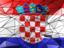 Croatia. Triangle background. Download icon.