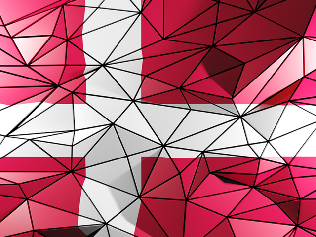 Triangle background. Download flag icon of Denmark at PNG format