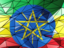 Ethiopia. Triangle background. Download icon.