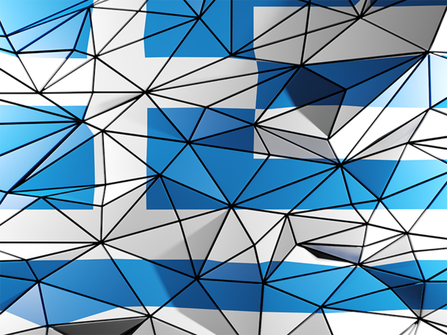 Triangle background. Download flag icon of Greece at PNG format