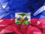 Haiti. Triangle background. Download icon.