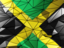 Jamaica. Triangle background. Download icon.