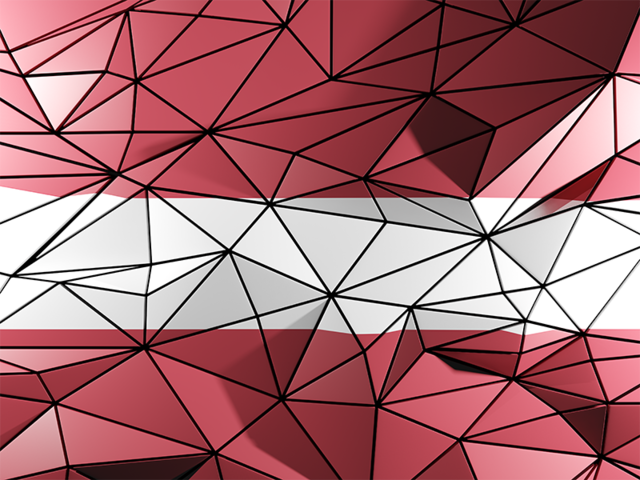 Triangle background. Download flag icon of Latvia at PNG format