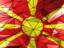 Macedonia. Triangle background. Download icon.