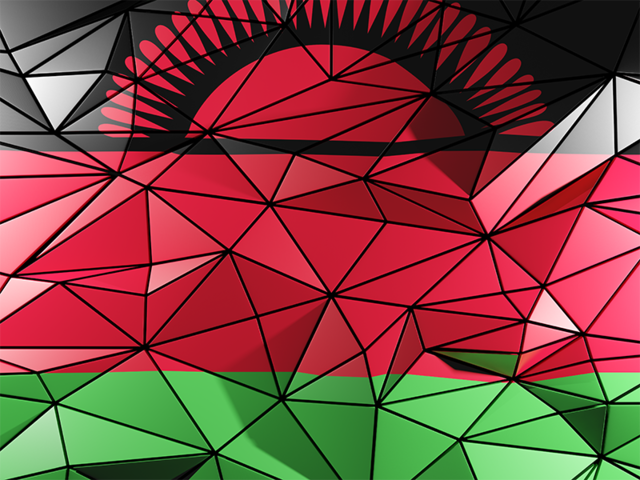 Triangle background. Download flag icon of Malawi at PNG format