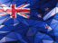 New Zealand. Triangle background. Download icon.