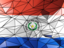 Paraguay. Triangle background. Download icon.