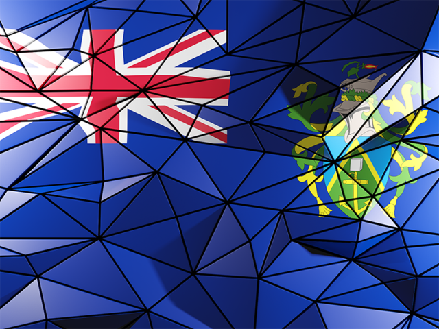 Triangle background. Download flag icon of Pitcairn Islands at PNG format