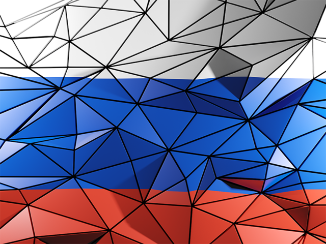 Triangle background. Download flag icon of Russia at PNG format