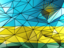 Rwanda. Triangle background. Download icon.