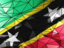 Saint Kitts and Nevis. Triangle background. Download icon.