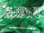 Saudi Arabia. Triangle background. Download icon.