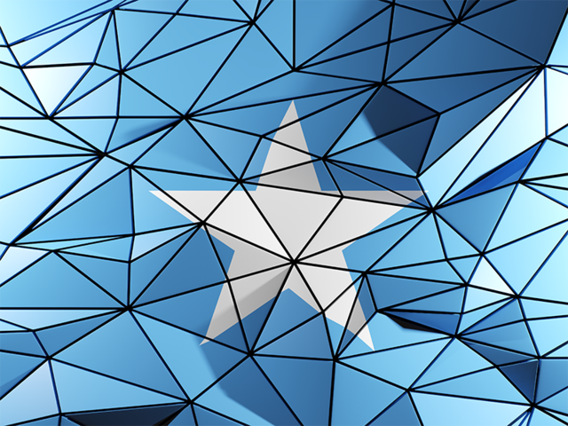 Triangle background. Download flag icon of Somalia at PNG format