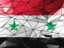 Syria. Triangle background. Download icon.