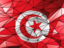 Tunisia. Triangle background. Download icon.