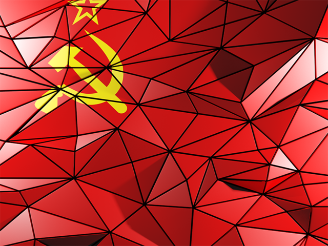 Triangle background. Download flag icon of Soviet Union at PNG format