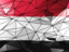 Yemen. Triangle background. Download icon.