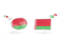 Белоруссия. Две иконки диалога. Скачать иллюстрацию.