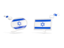 Israel. Two speech bubbles. Download icon.