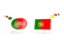Португалия. Две иконки диалога. Скачать иллюстрацию.