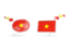 Вьетнам. Две иконки диалога. Скачать иконку.